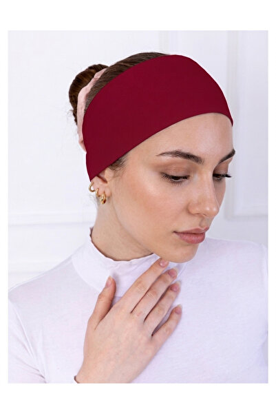 Alivascarf Non-Slip Silicone Bandana Bonnet Burgundy - Women's Hijab Seamless...