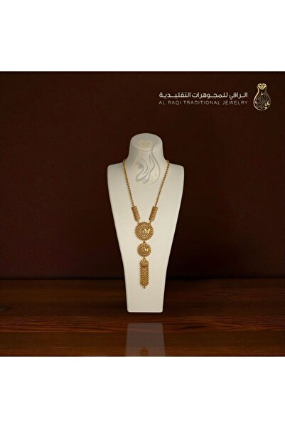 Generic قلادة من الذهب بتصميم تقليدي مزخرف ومتدرج