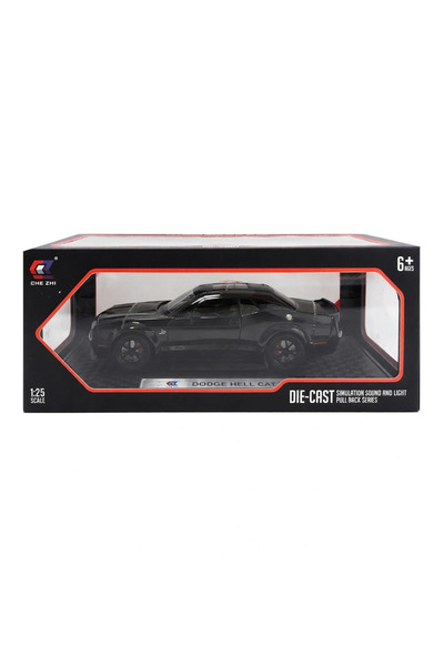 Diecast Sesli Işıklı Metal Dodge Hell Cat