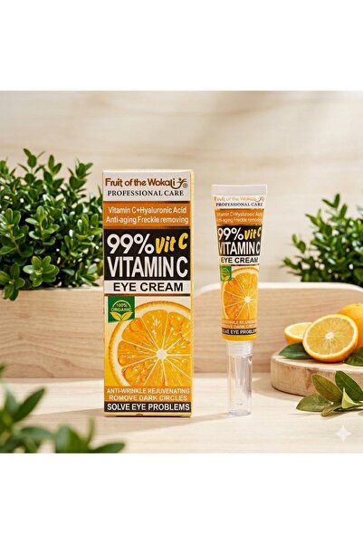 Fruit Of The Wokali Organic Eye Cream Containing 99% Vitamin C 30 ml