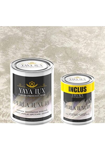 YaYa Color Vopsea Decorativă de Lux Perla Luxury Bej Deschis cu fulgi perlați...