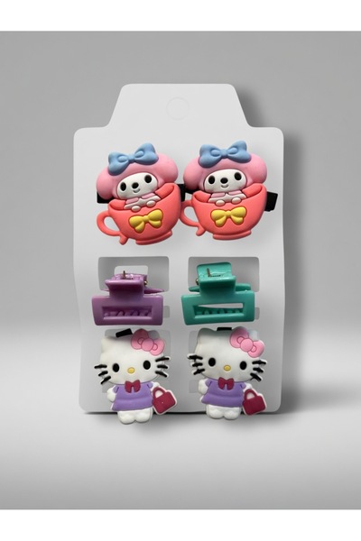 KZNovaStyle Princess Keychain and Hair Clip Set - Girls' Accessories |