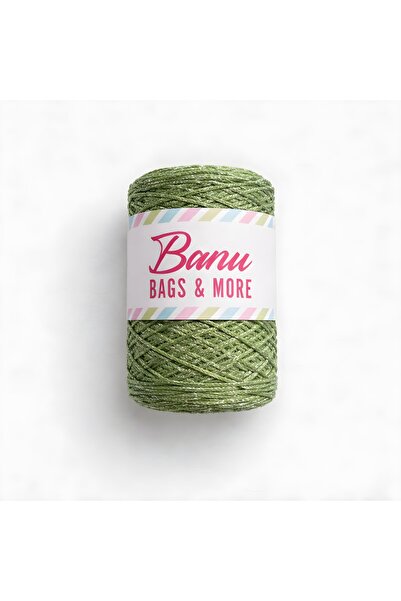 banubags SİMLİ PAMUK MAKROME 3 LÜ (200 GR. X 3 )