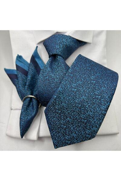 ilayda emir Tie and Handkerchief Set – Stylish Classic Suit Accessory, Weddin...