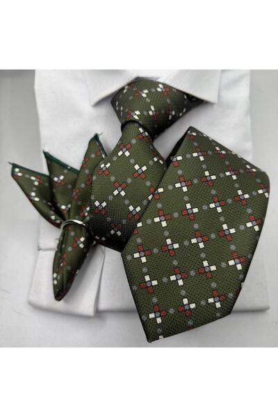 ilayda emir Tie and Handkerchief Set – Stylish Classic Suit Accessory, Weddin...