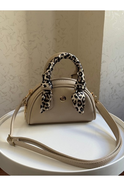 Bagnest Γυναικεία τσάντα χειρός και ώμου από συνθετικό δέρμα με λεπτομέρεια φ...