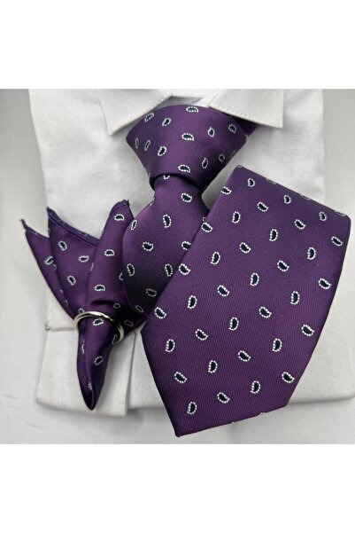 ilayda emir Tie and Handkerchief Set – Stylish Classic Suit Accessory, Weddin...