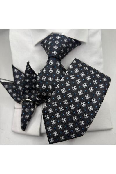 ilayda emir Tie and Handkerchief Set – Stylish Classic Suit Accessory, Weddin...