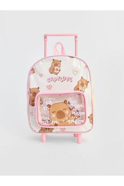 LC Waikiki ACCESORII LCW Geantă pentru fete cu figurine de animale și rachetă
