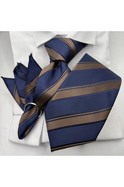 ilayda emir Tie and Handkerchief Set – Stylish Classic Suit Accessory, Weddin...