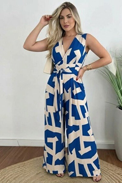 Modayakamoz Νέα σεζόν Γυναικεία ολόσωμη φόρμα με διπλό γιακά, ζώνη στη μέση κ...