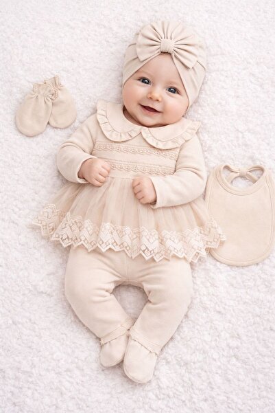 Nonna Baby Mini Princess 5’li Hastane Çıkışı Seti (0-3 Ay)