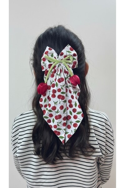 iky aksesuar Αυτόματη αγκράφα με φιόγκο κερασιού Laleli