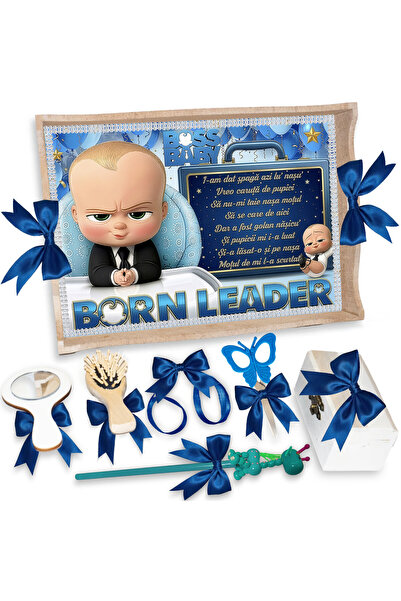 LoreBebe Set Tava Taiere Mot Baieti, Tavita Mot, 7 Piese, Model Baby Boss, 32...