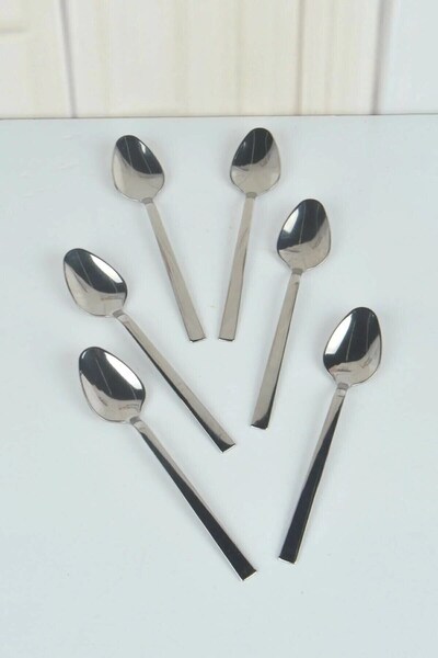 Senin Dükkanın Set of 6 Steel Teaspoon
