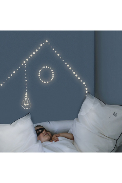 PETIT-ATELlER Glow in the Dark Phosphorescent Dot Wall Sticker Set Kids Nurse...