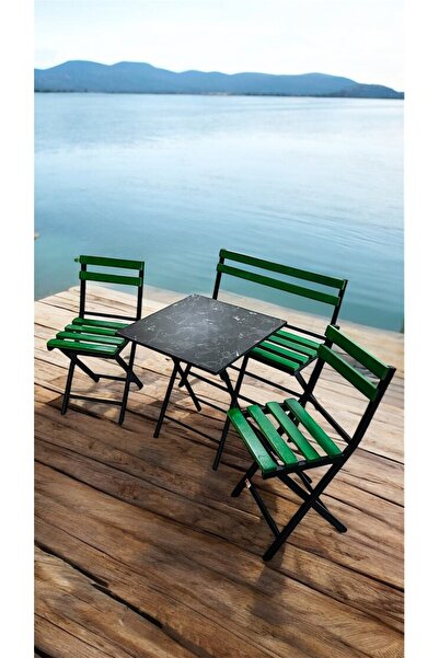 Sofmina Balkon Bahçe Mutfak Bistro Set Katlanır Masa-sandalye
