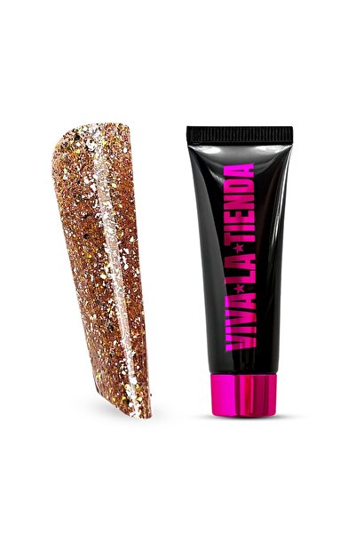 Tienda Polygel Viva La Crystal 03 - Honey Stardust - 15ml – rezistență ridica...