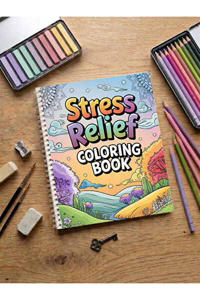 metafortoys Stress Relief Boyama Kitabı Cozy Book – 20x24 cm I 40 Görsel