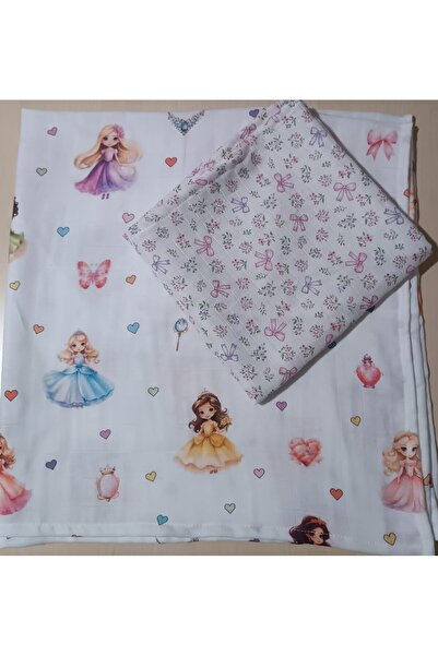 Alpıno Newborn, Muslin Blanket & Blanket (100% Cotton Baby Blanket 85 cm X 85...