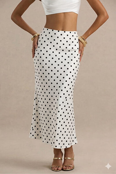 AFR CLOTHES ΓΥΝΑΙΚΕΙΑ ΣΑΤΕΝ ΥΦΑΣΜΑΤΙΝΗ ΦΟΥΣΤΑ ΜΑΞΙ ΜΕ ΠΟΥΑΝΤΕΛΑ ΚΑΙ ΕΣΩΤΕΡΙΚΗ...