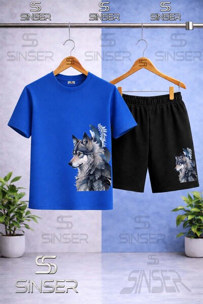 SS SİNSER Παιδικό T-shirt με στάμπα KURT GRI YANDA με λαιμόκοψη ποδηλάτου - Σ...