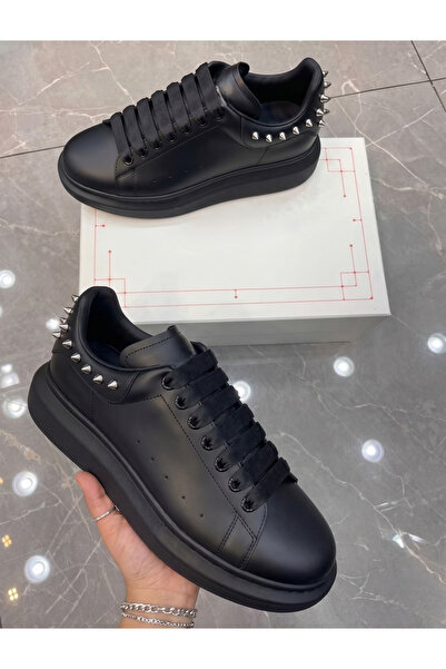 Casual Ανδρικά Sneakers, MQ, με καρφιά, unisex sneakers από vegan δέρμα 6626
