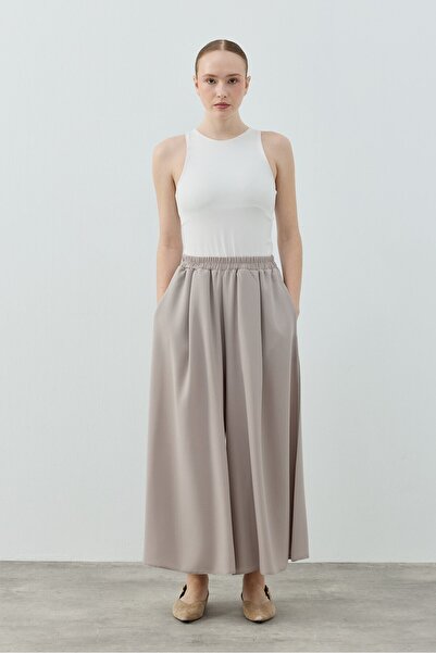 mervis Γυναικεία άνετη κρεπ φούστα παντελόνι 1782