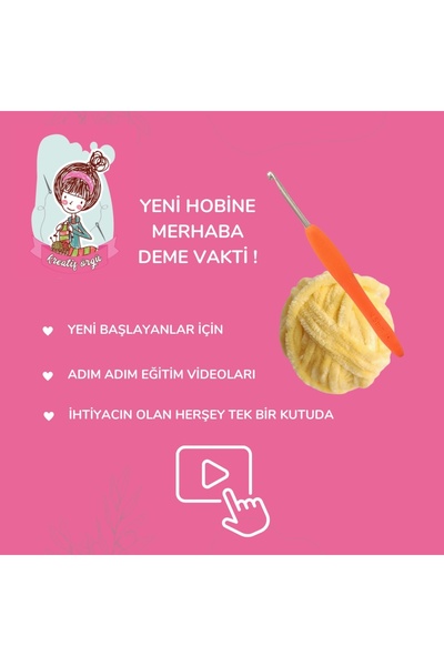 KREATİF TASARIM Seaweed Whale Knitting Learning Kit