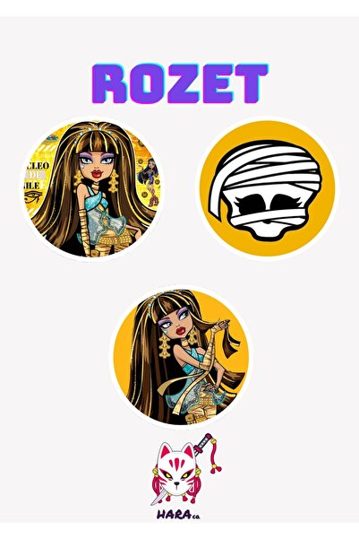 Hara Company Monster High Cleo de Nile Rozet Seti 3’lü