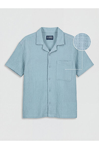 LC Waikiki Timeless Clothing & Timeless Choices Short Sleeve Boys' Muslin Shirt