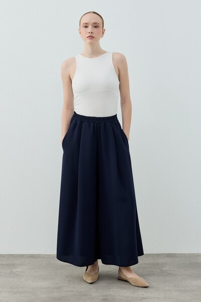 mervis Γυναικεία άνετη κρεπ φούστα παντελόνι 1782