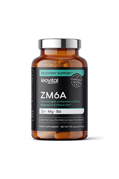 IAMFIT Leovital ZMA 90 Capsule - Zinc, Magneziu și Vitamina B6 pentru Recuperare