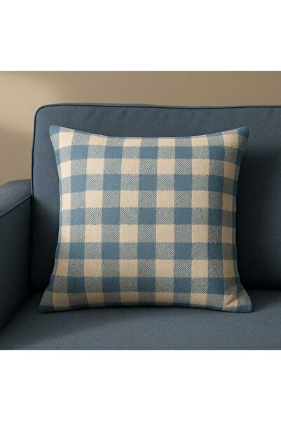 TURKISHRUG KINGDOM Plaid 4 Colors Decorative Cotton Digital Printing Double-S...