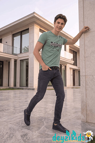 Deyzikids Today Everyday Baskılı T-shirt 9-10-11-12-13-14-15-16 Yaş 2010 - 2011