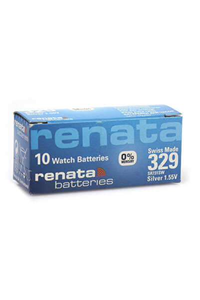 OSKA GLOBAL Renata 329 Sr731Sw 1.55V Alkaline Watch Battery 10 Pieces