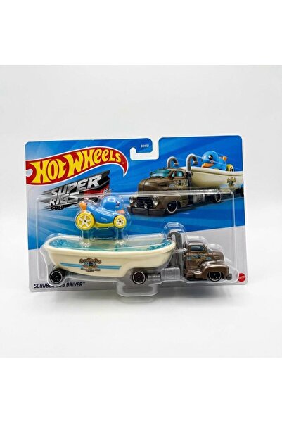 HOT WHEELS Super Rigs Scubba Dub Driver Oyuncak Araba Ördekli