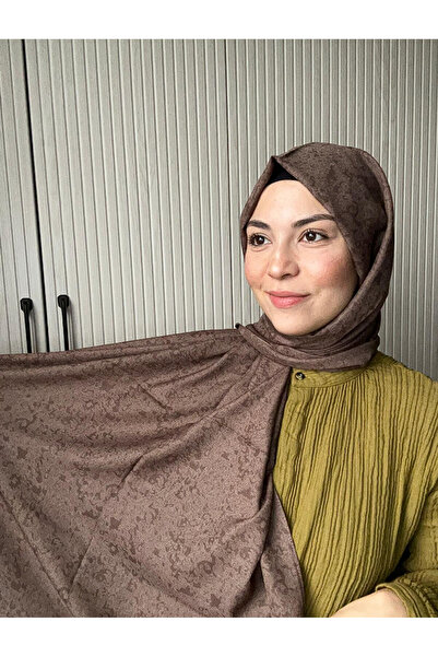 HAREM SCARF شال جولد سيلفيا داكن من فرو المنك