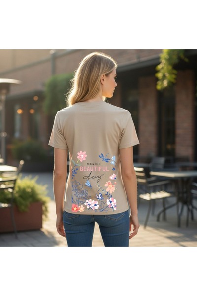 URBANTRENDSTORE Unisex Floral Pattern Flowers Oversize Fit Comfortable Wide L...