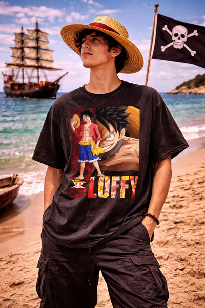 FG KONNİCHİWA ΣΥΛΛΟΓΗ ONE PIECE Μπλουζάκι Unisex με στάμπα Anime για τους ΛΑΤ...