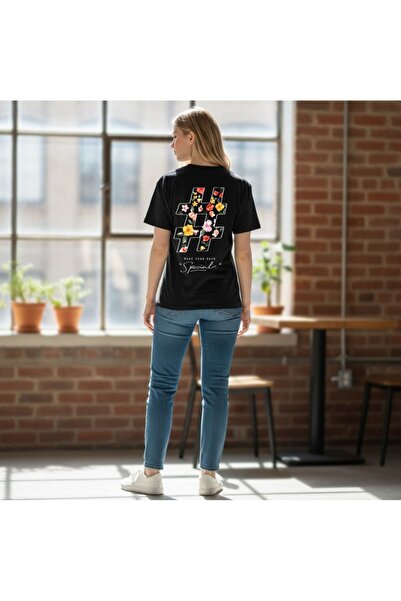 URBANTRENDSTORE Unisex μπλουζάκι με μοτίβο λουλουδιών για τη γιορτή της μητέρ...