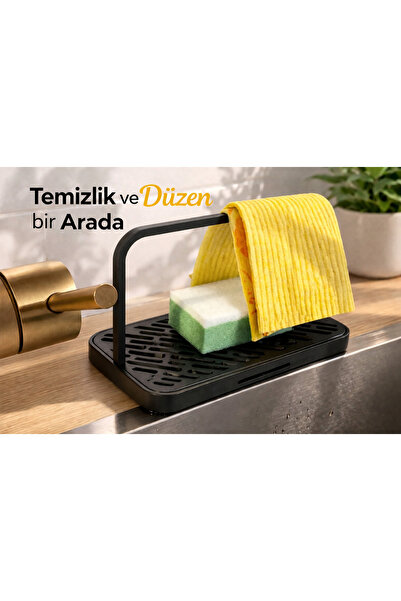 GenprintLab Damlax Mutfak Organizeri ve Bulaşık Süngeri Tutucu