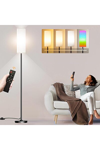 INGUNAR RGB Floor Lamp, Smart RGB Floor Lamp, Dimmable LED Corner Lamp With S...