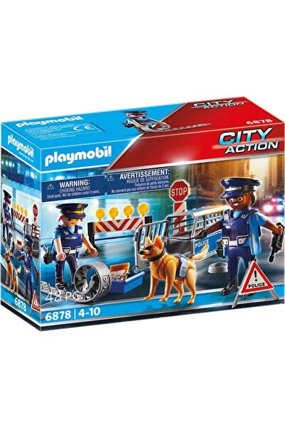 Playmobil Αστυνομικό Οδοφράγμα (6878)