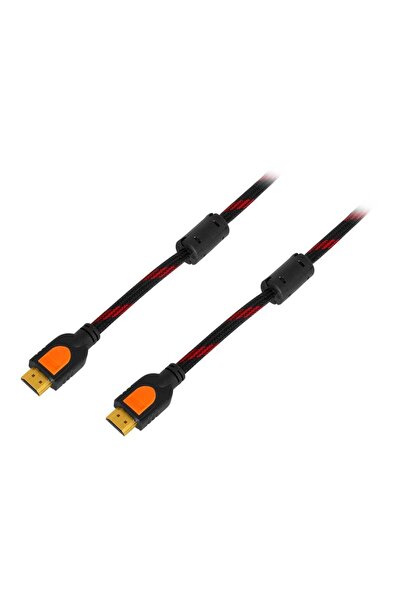 OSKA GLOBAL كابل FRISBY FA-HD40 1.8 متر HDMI إلى HDMI ذهبي اللون ثلاثي الأبعاد