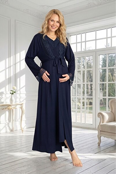 Lohussa Νέα σεζόν Σετ νυχτικών για εγκυμοσύνη και μετά τον τοκετό, με δαντέλα...