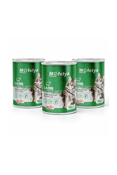 MOFELYA Movelia Bundle of Adult Cats 3 Pieces of Lamb in Jelly 1200g