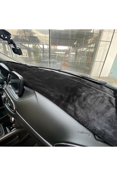 Twin Store Soft Furry Auto Dashboard Trunk Cover Plush Carpet Black 130X40Cm