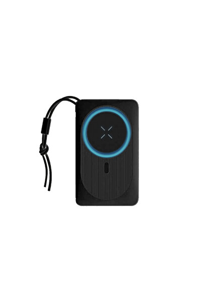 Veger MagOn 10000mAh 15W MagSafe Power Bank, USB-A/USB-C, PD & QC3.0, Μαύρο, ...