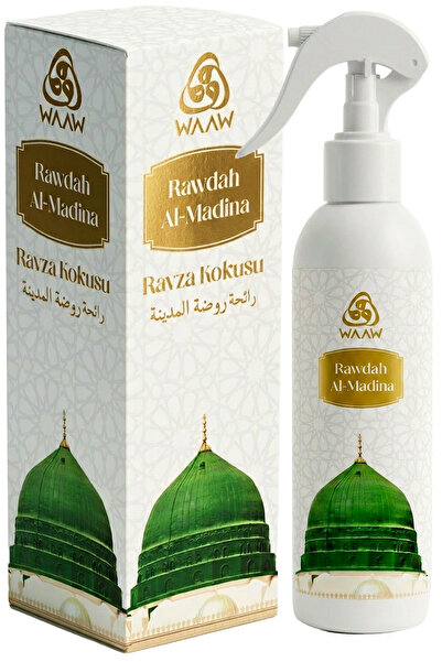 Waaw Medine Ravza Kokusu 400ml Alkolsüz Oda ve Seccade Spreyi Orijinal Formül...